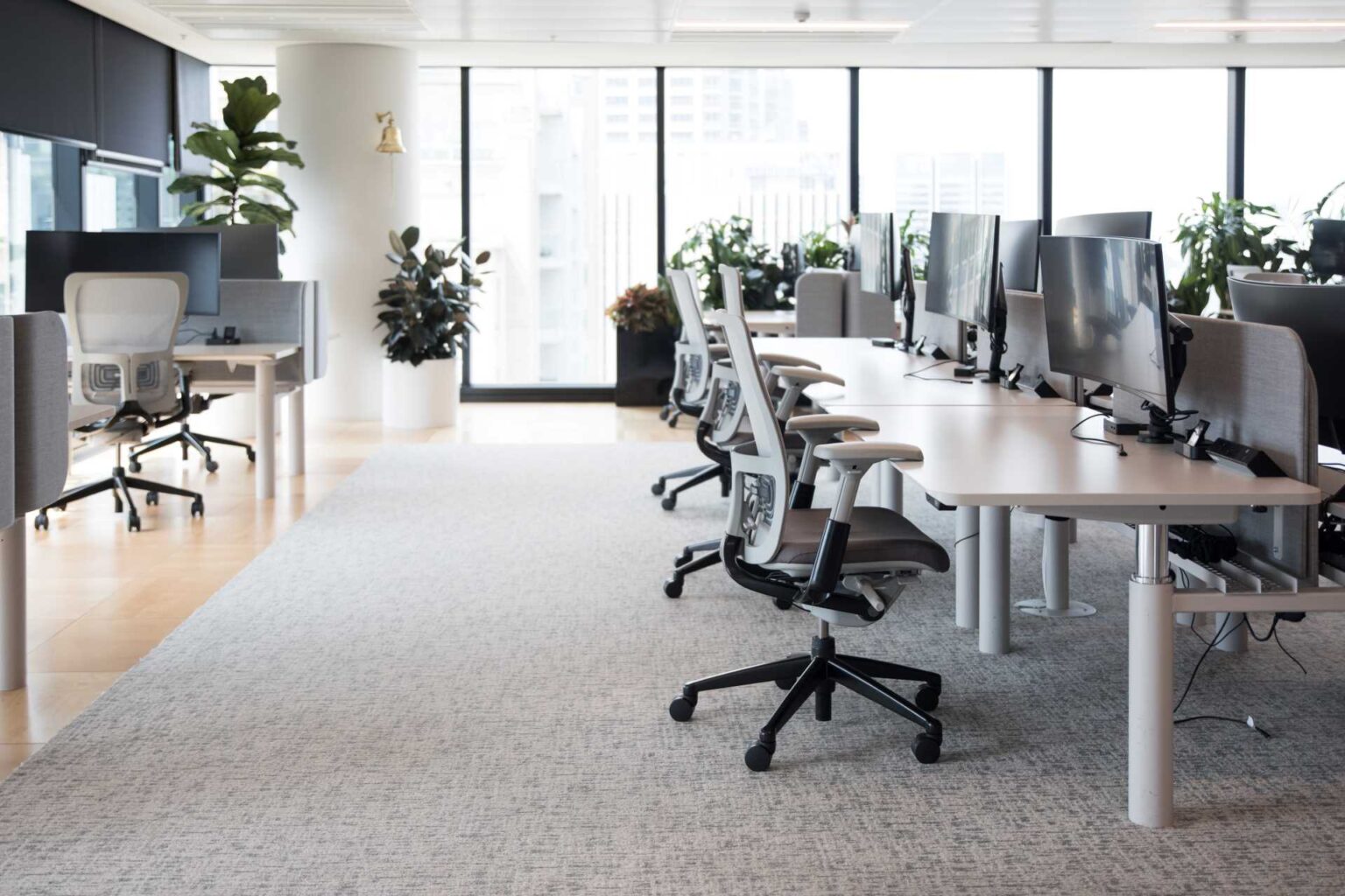 Modern office space | Featured Image for the Commercial Cleaning Company Home Page of QCS Cleaning.