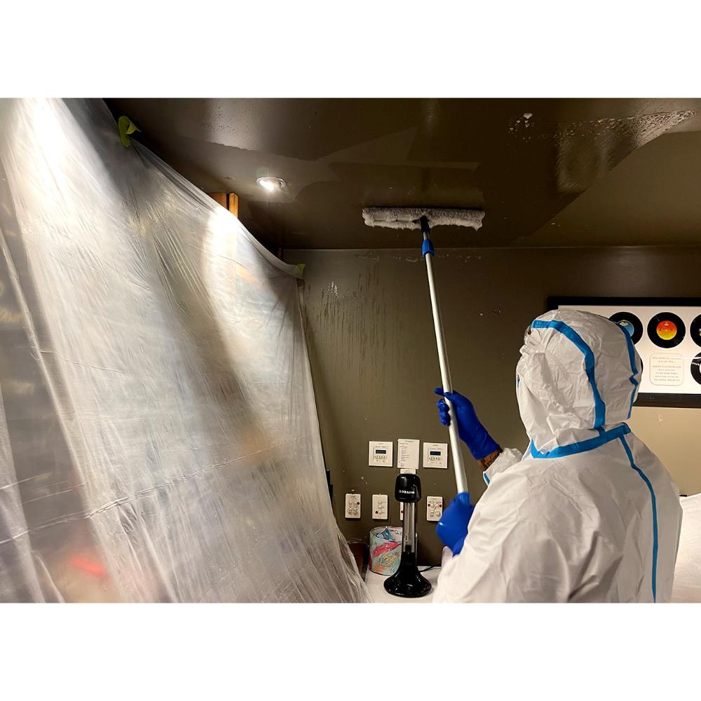 QCS Staff Mould Cleaning | Featured Image for the Commercial Pressure Cleaning Page of QCS Cleaning