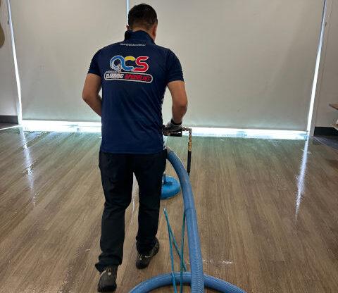 QCS Staff Pressure Cleaning | Featured Image for the Commercial Pressure Cleaning Page of QCS Cleaning.